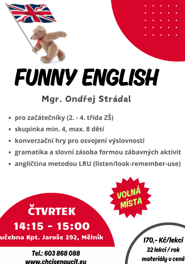 FUNNY ENGLISH - letak